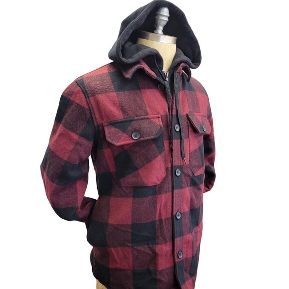 HEDGE Sherpa Plaid Jacket Men's. Size XL. New With Tags $162 - Picture 7 of 9